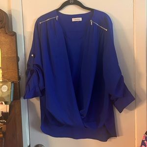 Blue Calvin Klein blouse